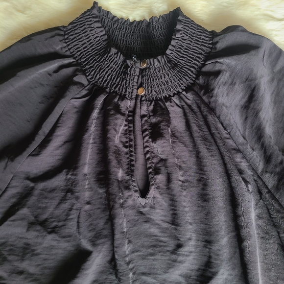 studio jpr Women's Smoked Black Top, Keyhole, Size XL - Picture 5 of 6